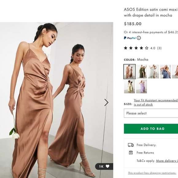 Brand NEW unworn Asos Dress - Picture 1 of 5